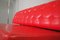 Red Faux Leather Sofa, 1970s, Image 16