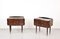 Tables de Chevet en Noyer et Laiton, Italie, 1960s, Set de 2 9