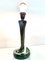 Brutalist Green Bronze Table Lamp, 1960s, Image 2