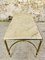 Mid-Century White Marble & Brass Coffee Table, Image 8