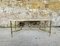 Mid-Century White Marble & Brass Coffee Table 2