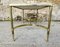 Mid-Century White Marble & Brass Coffee Table, Image 7