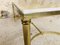 Mid-Century White Marble & Brass Coffee Table 16