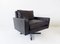 Black Leather Lounge Chairs from Wolfgang Röhl Potsdam, 1960s, Set of 2, Image 16
