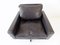 Black Leather Lounge Chairs from Wolfgang Röhl Potsdam, 1960s, Set of 2, Image 7