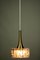 Mid-Century Glass & Aluminium Pendant Lamp from Doria Leuchten 3