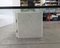 Tavolino da caffè regolabile con ripiano in marmo bianco di Carrara e ripiano in vetro smussato di Massimo e Lella Vignelli per UP & UP, anni '80, Immagine 7