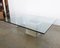 Adjustable Coffee Table with White Carrara Marble Base & Bevelled Glass Top by Massimo and Lella Vignelli for UP & UP, 1980s 6