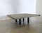 Coffee Table with Slate Top & Cylindrical Black Lacquered Metal Feet from UP & UP, 1975 4
