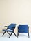 Vintage Scandinavian Blue Lounge Chair by Bengt Ruda for Nordiska Kompaniet, 1960s 3