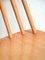 Wooden Pinstolar Dining Chairs, 1960s, Set of 4 5