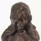 Art Nouveau Patinated Bronze Bust by Emmanuel Villanis C1890 10