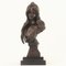 Art Nouveau Patinated Bronze Bust by Emmanuel Villanis C1890 1