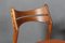 Model 310 Chairs by Erik Buch, Set of 4 7