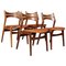 Model 310 Chairs by Erik Buch, Set of 4 1