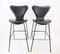 Tabourets de Bar Modèle 3187/3197 par Arne Jacobsen et Fritz Hansen, Set de 2 2