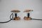 Brass and Glass Bauhaus Table Lamps, 1940s, Set of 2, Image 8