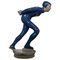 Ceramic Sculpture Athlete Ice Skater by J.Hejdova Holeckova, 1950s 1