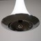 Lampada da soffitto in alluminio laccato in metallo cromato, Italia, anni '60, Immagine 5
