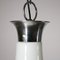 Chromed Metal Lacquered Aluminium Ceiling Lamp, Italy, 1960s 6