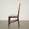 Mahogany and Velvet Chairs, Italy, 1950s, Set of 6, Image 9