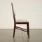 Chaises en Acajou et Velours, Italie, 1950s, Set de 6 3