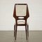 Mahogany and Velvet Chairs, Italy, 1950s, Set of 6, Image 10