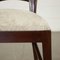 Mahogany and Velvet Chairs, Italy, 1950s, Set of 6, Image 6