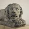 Paar Löwen Skulpturen aus Marmor 3