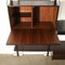 Veneered Solid Wood and Metal Bookcase, Italy, 1960s 8