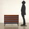 Mahogany Veneer Chest of Drawers, Italy, 1960s, Image 2