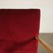 Stühle aus Buche & Samt, Italien, 1950er, 2er Set 5