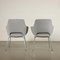 Metal and Foam Fabric Chairs, Italy, 1960s, Set of 2, Image 10