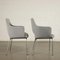 Metal and Foam Fabric Chairs, Italy, 1960s, Set of 2, Image 3