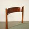 Chaise en Hêtre Teinté par Gianfranco Frattini, 1960s 4