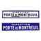 Enamelled Management of Montreuil Door 1