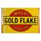 Enamel Sign Advertising Gold Flake 2