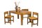 Stühle aus Ulmenholz & Stroh von Maison Regain, 1960er, 6er Set 10