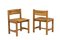 Chairs in Elm and Straw by Maison Regain, 1960s, Set of 6, Image 8