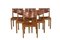 Stühle aus Ulmenholz & Stroh von Maison Regain, 1960er, 6er Set 1