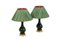 Lampes Vertes, 1950s, Set de 2 1