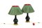 Lampes Vertes, 1950s, Set de 2 2