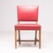 Danish Kaare Klint 3758 Red Chairs by Rud. Rasmussen, Image 6