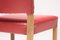 Danish Kaare Klint 3758 Red Chairs by Rud. Rasmussen 7