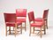 Danish Kaare Klint 3758 Red Chairs by Rud. Rasmussen 12