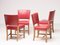 Danish Kaare Klint 3758 Red Chairs by Rud. Rasmussen, Image 12