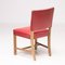 Danish Kaare Klint 3758 Red Chairs by Rud. Rasmussen 8