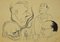 Caricatures, Original ink by Adolf Reinhold Hallman, 1930s, Image 1