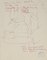 Vorstudie, Original China Tusche Zeichnung von H. Hausmann, Mid, 20th Century 1