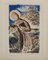 Unbekanntes, Franz von Assisi, Originale Monotypie, 1950 1